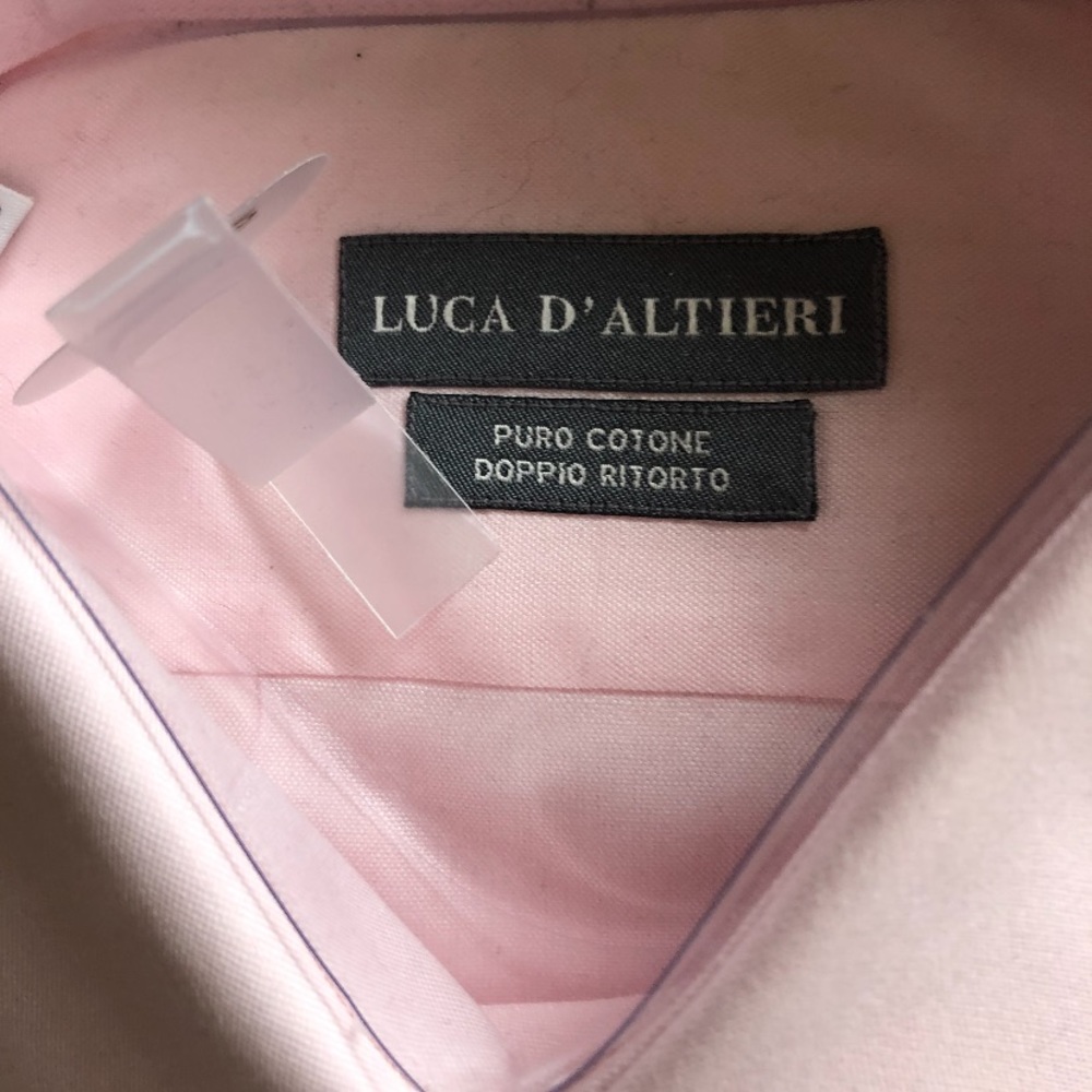 men’s pink button down shirt